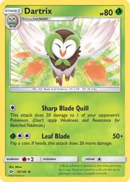 Dartrix card