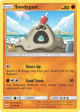 Sandygast card