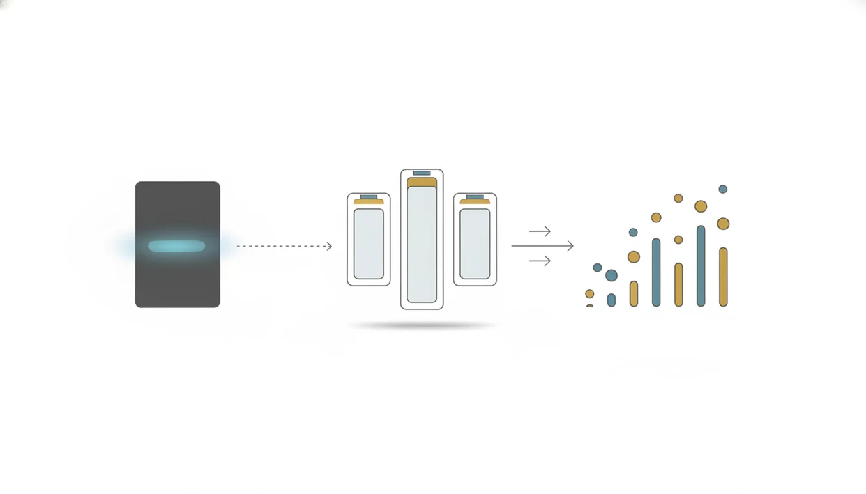 A simple diagram shows card identification flowing into graded slab tiers and market data.