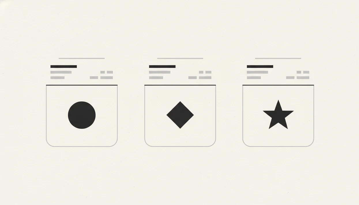 A simple diagram highlights the classic circle, diamond, and star rarity symbols on card bottoms.