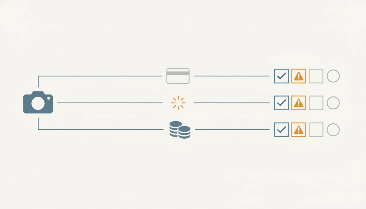 A wordless diagram shows scanner results split into card match, variant match, and price mapping outcomes.